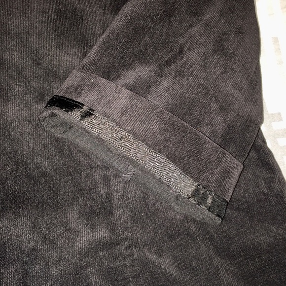 Macy’s Kim Rogers plus Sz 16 corduroy black zip-up - Picture 12 of 14